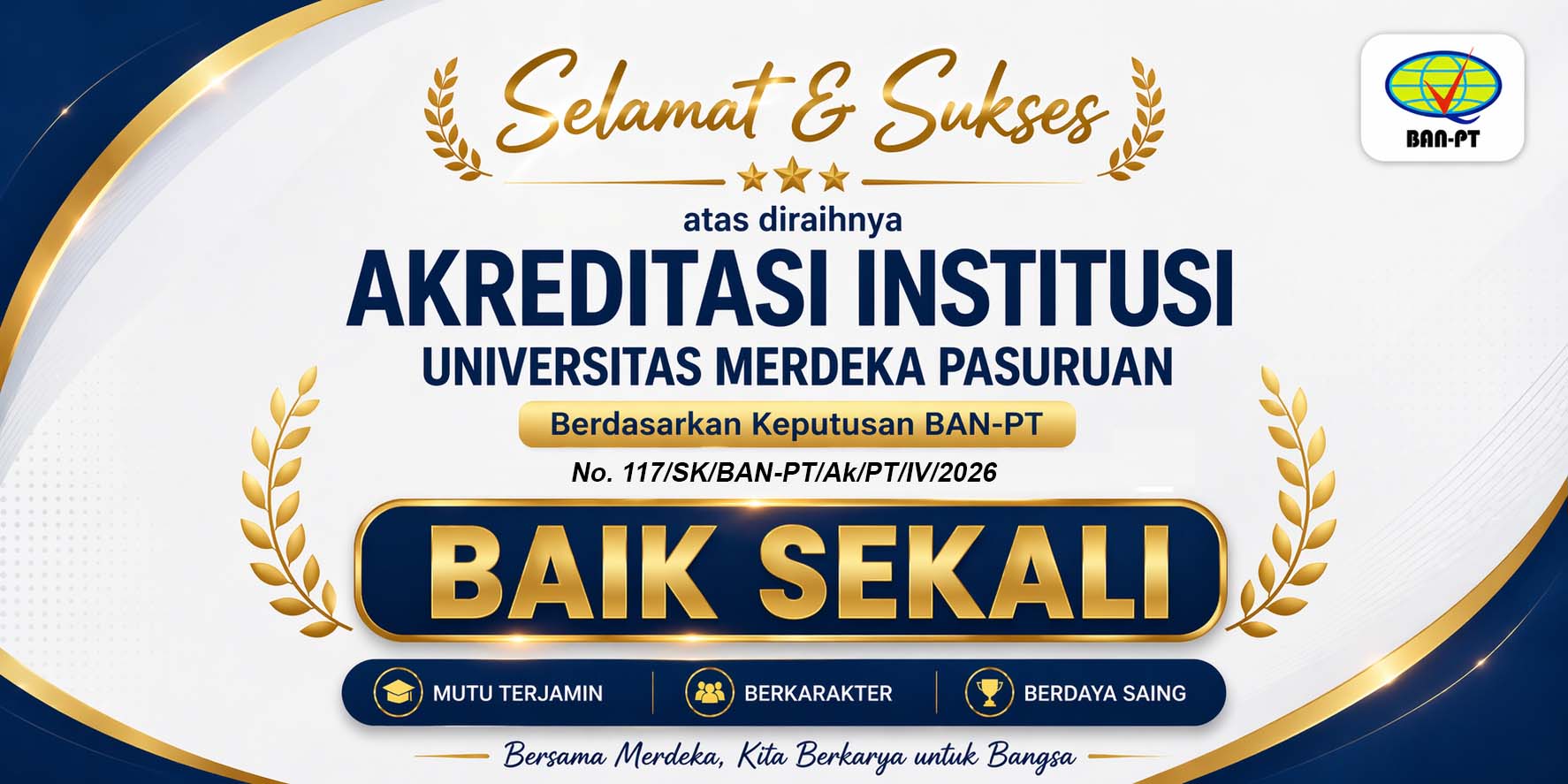 Akreditasi Universitas Merdeka Pasuruan